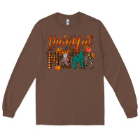 Chestnut thankful mama cow Long Sleeve Tee - RacoonDesign
