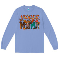 Colony Blue thankful mama cow Long Sleeve Tee - RacoonDesign
