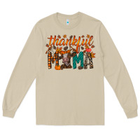 Mushroom thankful mama cow Long Sleeve Tee - RacoonDesign