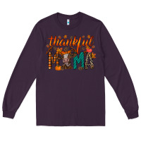 Plum thankful mama cow Long Sleeve Tee - RacoonDesign