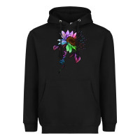 Black Be Kind Autism Semicolon Heavyweight Hoodie - Jasminsmagicworld