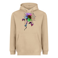 Mushroom Be Kind Autism Semicolon Heavyweight Hoodie - Jasminsmagicworld