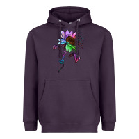 Plum Be Kind Autism Semicolon Heavyweight Hoodie - Jasminsmagicworld