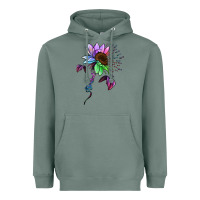 Sage Be Kind Autism Semicolon Heavyweight Hoodie - Jasminsmagicworld