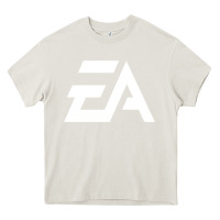 Cream #electronicArts EA  white Heavy Core Tee - DesigneFamous