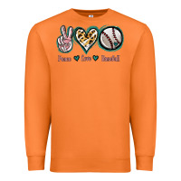 Carrot Peace Love Baseball Premium Sweatshirt - Jasminsmagicworld