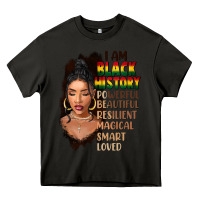 Asphalt I am black history black girl Heavy Core Tee - FaDigitalArtStudio