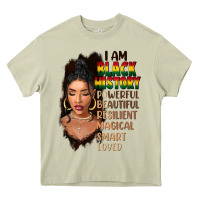Mossy I am black history black girl Heavy Core Tee - FaDigitalArtStudio