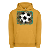 Pigment Peanut Butter glitter football leopard Urban Hoodie - RanaPortraitStore