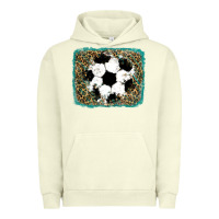 Pigment Pistachio glitter football leopard Urban Hoodie - RanaPortraitStore