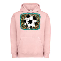 Glitter Football Leopard Urban Hoodie | Teevron
