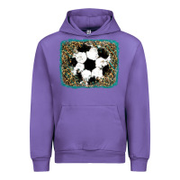 Tulip glitter football leopard Urban Hoodie - RanaPortraitStore