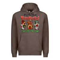 Coffee it's the most wonderful time of the year Premium Hoodie - BarkalooDesign