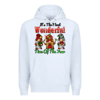 White it's the most wonderful time of the year Premium Hoodie - BarkalooDesign
