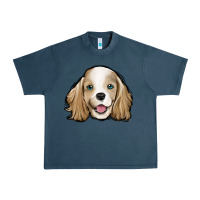 Midnight Navy cocker spaniel Urban Heavy Tee - Jasminsmagicworld