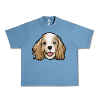 Pebble Blue cocker spaniel Urban Heavy Tee - Jasminsmagicworld