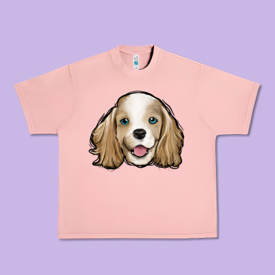 Cocker Spaniel Urban Heavy Tee Designed By Jasminsmagicworld