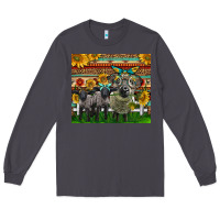 Smoke Western Cute Hampshire Sheep Family Long Sleeve Tee - LillyAllenDesigns