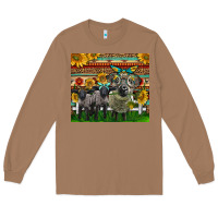 Toasted Coconut Western Cute Hampshire Sheep Family Long Sleeve Tee - LillyAllenDesigns