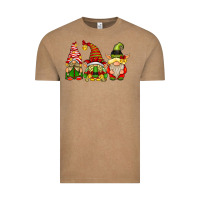 Vintage Coffee Elf Gnomes Vintage Tee - CowhideDigitalArt