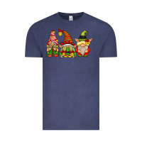 Vintage Denim Elf Gnomes Vintage Tee - CowhideDigitalArt