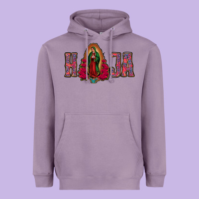 Hija Lady Of Guadalupe Heavyweight Hoodie Designed By Jasminsmagicworld