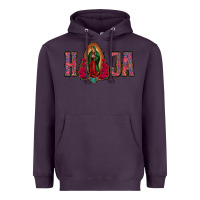 Plum Hija Lady Of Guadalupe Heavyweight Hoodie - Jasminsmagicworld