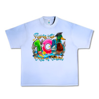 Grape Ice name flying into 100 days of school Urban Heavy Tee - CowhideDigitalArt
