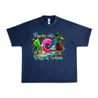 Navy name flying into 100 days of school Urban Heavy Tee - CowhideDigitalArt