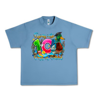 Pebble Blue name flying into 100 days of school Urban Heavy Tee - CowhideDigitalArt