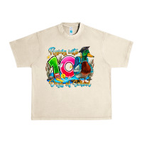 Sandshell name flying into 100 days of school Urban Heavy Tee - CowhideDigitalArt