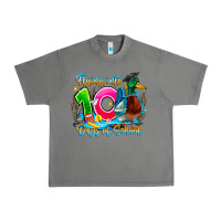 Tornado name flying into 100 days of school Urban Heavy Tee - CowhideDigitalArt
