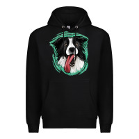 Black border collie Premium Hoodie - Jasminsmagicworld