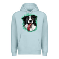 Blue Mist border collie Premium Hoodie - Jasminsmagicworld