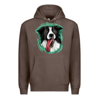 Coffee border collie Premium Hoodie - Jasminsmagicworld