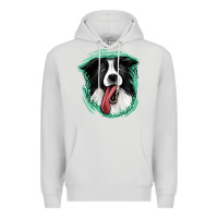 Dove Grey border collie Premium Hoodie - Jasminsmagicworld