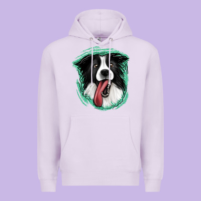 Border Collie Premium Hoodie Designed By Jasminsmagicworld