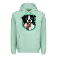 Seafoam border collie Premium Hoodie - Jasminsmagicworld