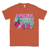 Copper Cancer picked the wrong girl Breast Cancer Classic Tee - FaDigitalArtStudio