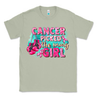 Matcha Cancer picked the wrong girl Breast Cancer Classic Tee - FaDigitalArtStudio