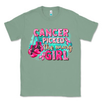 Sage Cancer picked the wrong girl Breast Cancer Classic Tee - FaDigitalArtStudio