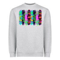 Heather Grey tie dye brushstrokes Heavyweight Sweatshirt - RanaPortraitStore