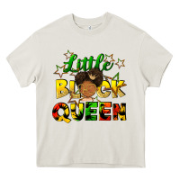Cream Little black queen Heavy Core Tee - FaDigitalArtStudio