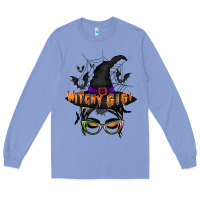 Colony Blue witchy gigi Long Sleeve Tee - RacoonDesign