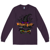 Plum witchy gigi Long Sleeve Tee - RacoonDesign