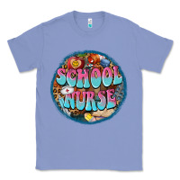 Colony Blue western groovy school nurse Classic Tee - BarkalooDesign