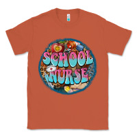 Copper western groovy school nurse Classic Tee - BarkalooDesign