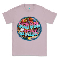 Lilac western groovy school nurse Classic Tee - BarkalooDesign