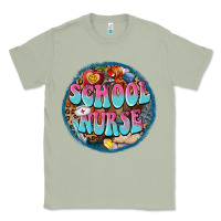 Matcha western groovy school nurse Classic Tee - BarkalooDesign