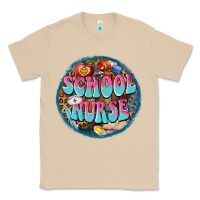 Mushroom western groovy school nurse Classic Tee - BarkalooDesign